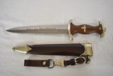 WWII Nazi German Dagger & Scabbard