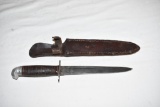 Western Fighting Knife with Sheath