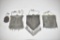 4 German Silver Mesh Purses