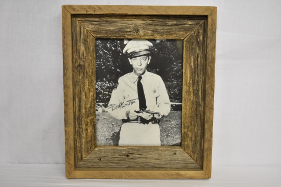 Barney Fife (Don knotts) Signed Print