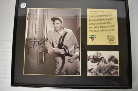 Autographed Photo of Jim Nabors as Gomer Pyle