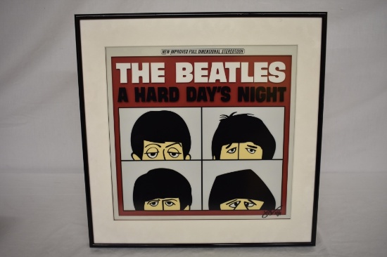 Beatles "A Hard Days Night" Signed Sericel