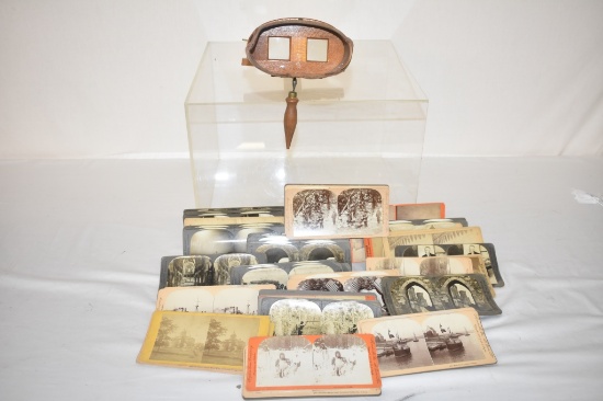 Stereograph with World Cards