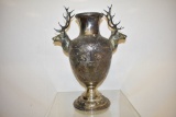 Large Trophy Style Stag Red Deer Urn