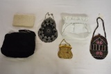 5 Vintage & Antique Purses: 2 Nice Beaded