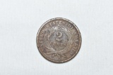 Coin. 1865 Two Cent Piece