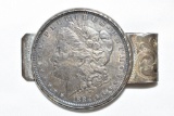 Morgan 1844 Silver Dollar Money Clip