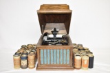 Edison Victrola with Spools