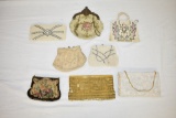 8 Vintage Tapestry and Beaded Purses.