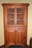 Large Corner Pine Hutch