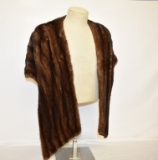 Natural Mink Vintage Stole