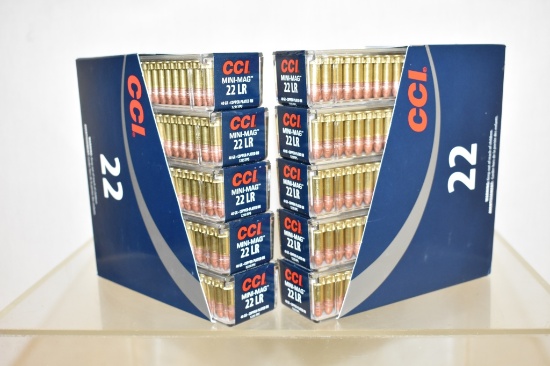 Ammo. 22 LR, 1000 Rds.