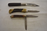 3 Folding Knives