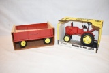 Two ERTL Massey Ferguson Toys Tractor & Wagon