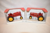 Two SpecCast Massey Harris Tractor 1/16 Scale Toys