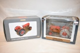 Two Massey Harris Tractors 1/16 Scale Toys