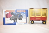 Two ERTL New Holland Toys Tractor & Wagon