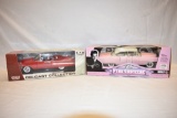Two 1/18 Scale Die Cast Car Toys