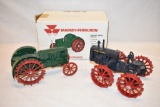 Two 1/16 Scale Tractor Toys Massey Harris & MF