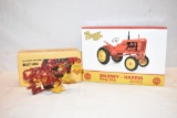Two Massey Harris 1/16 Scale Toys Tractor & Plow