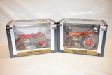 Two AGCO Massey Ferguson Tractor 1/16 Scale Toys