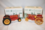 Two ERTL Masey Harris Challenger Tractor Toys