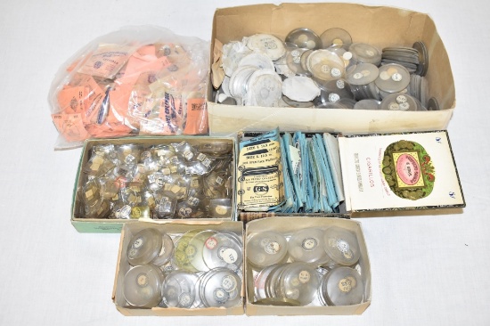 Large Group of Assorted Pocket Watch Crystals