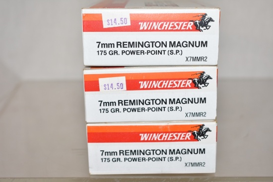 Ammo. 7 mm Rem Mag. 60 Rds.