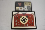 Two Displays of WWII German Nazi Items