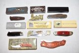 Seven Folding Pocket Knives