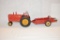 Two Massey Harris 1/16 Scale Tractor & Trailer Toy