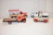 Four Old Time Delivery Truck Toys.