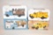 Two 1/34 Scale Classic Tanker & Stake Truck Toys