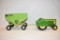 Two ERTL 1/16 Scale Tractor & Wagon Toys