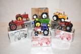 Seven ERTL Toy Farmer Tractor Toys