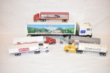 Six Semi Truck & Trailer Toys