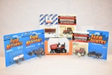 Seven ERTL 1/64 Scale Tractor Farm Toys