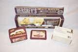 Two Hershey's Collectible Semi & Van Toys