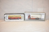 Two 1/50 Scale Bus & Truck Toys