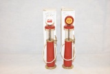 Two Vintage Gas Pump Replica Toys