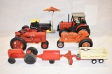 Eight Tractor Farm Toys