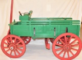 Large Handmade Buckboard Wooden Wagon