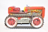 MARX Toys Diesel Tin Litho Wind Up Tractor Toy