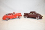 Two 1/18 Scale Classic Car Toys