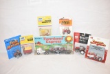 Seven 1/64 Scale Tractor Farm Toys