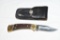 Buck 112 Folding Knife and Leather Sheath