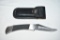 Sharp 450 Folding Knife and Leather Sheath