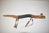 Native American Wooden and Horn Pipe