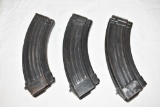 Three AK 47 Magazines