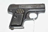 Gun. CG Haenel Pocket 25 auto cal Pistol